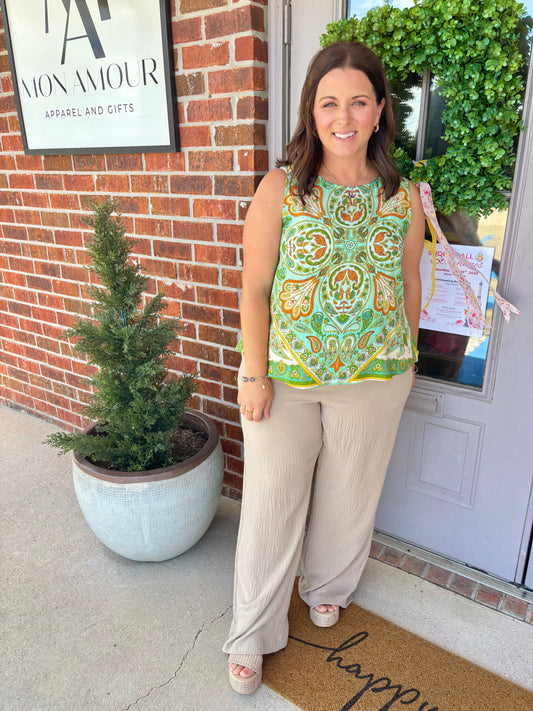 Boho Bloom Top