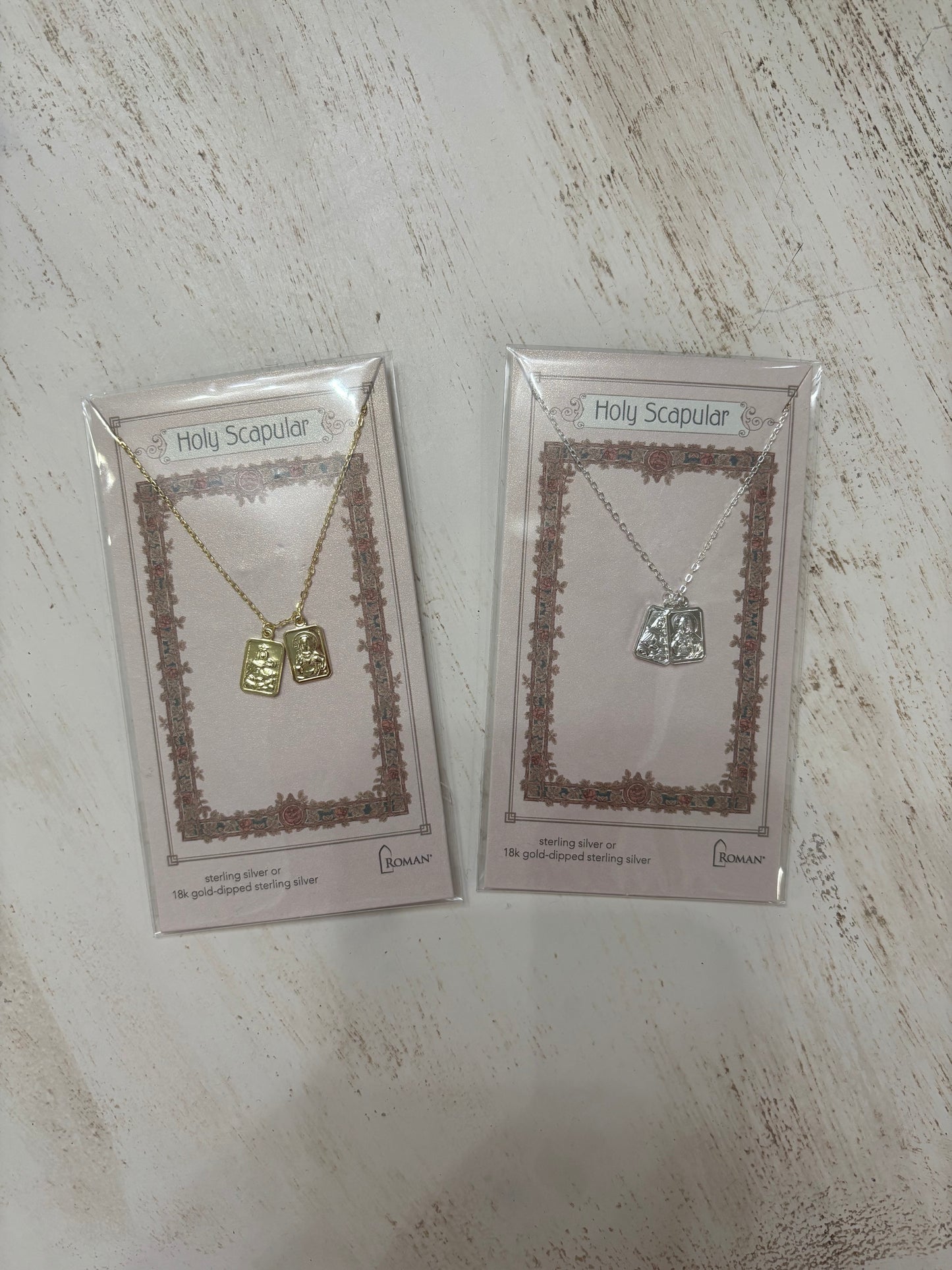 Solid Holy Scapular Necklaces