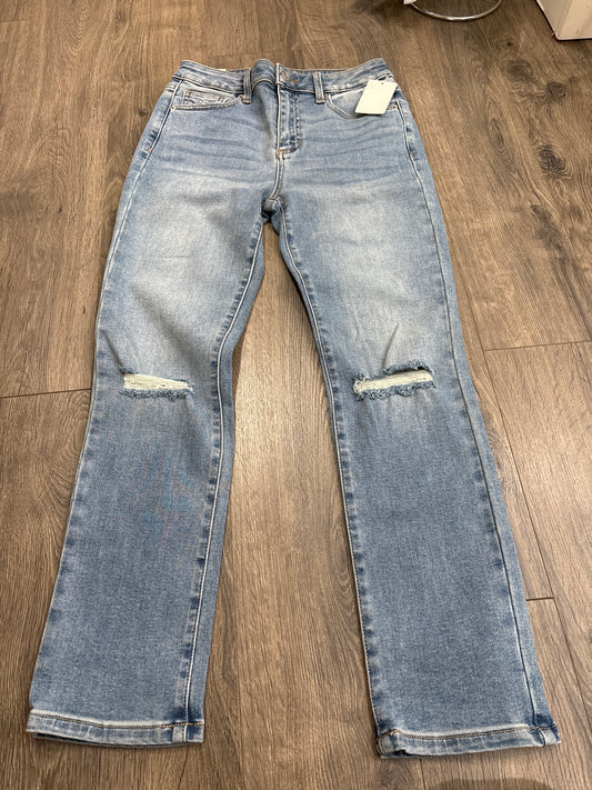 Light Wash High Rise Slim Fit Jean