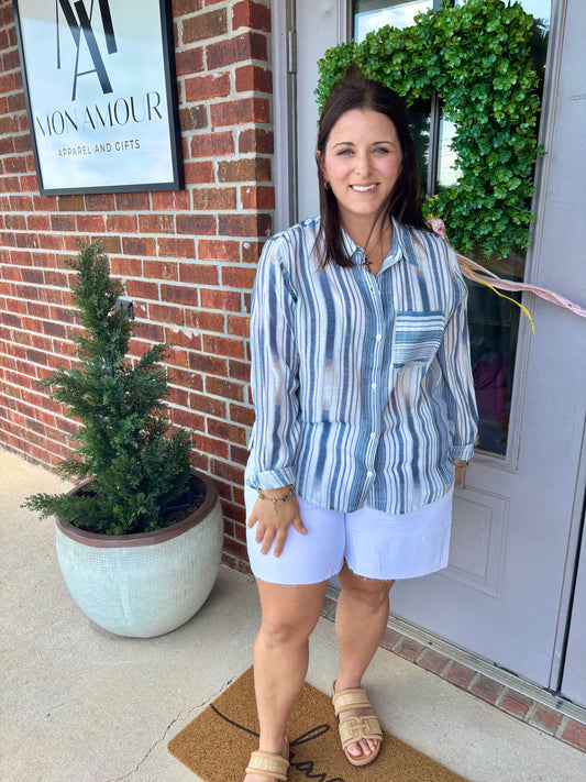 The Nantucket Stripe Blouse