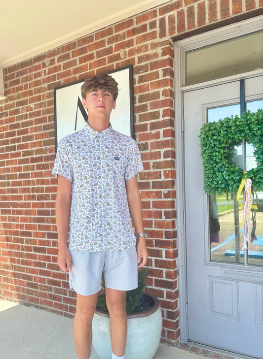 Performance Button Up - Into The Wild