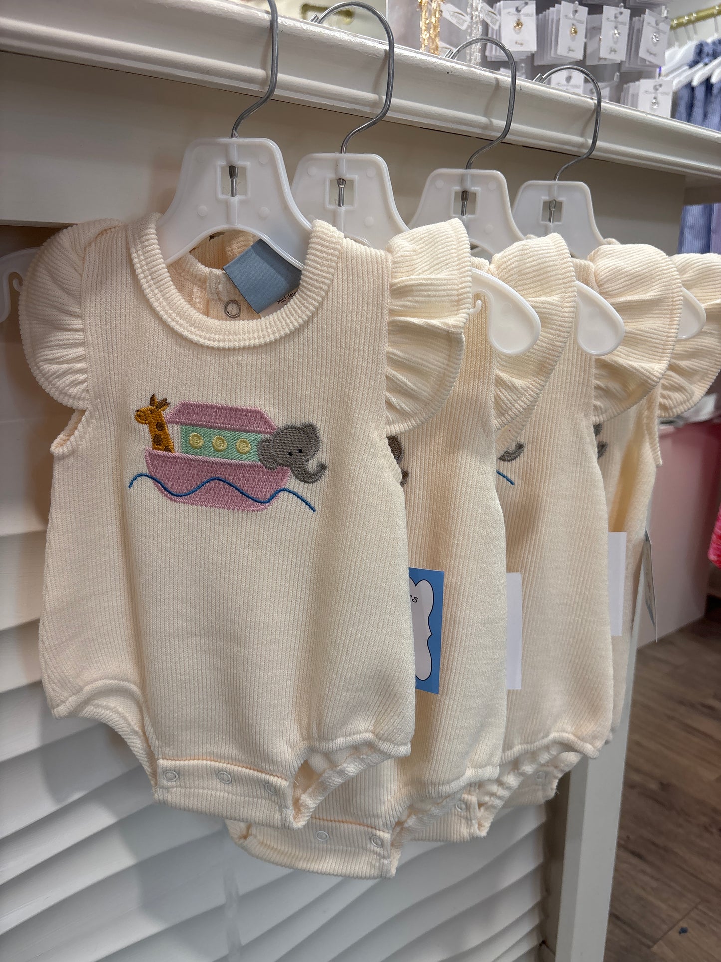 Noah's Ark Ruffle Sleeve Bubble