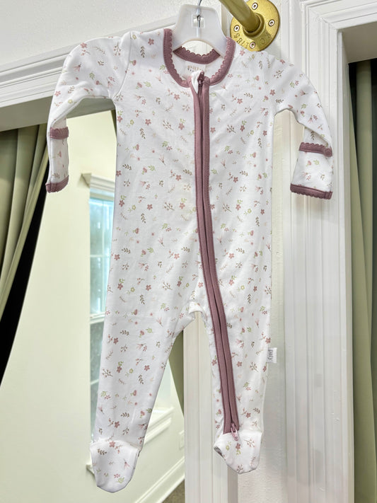 Paty Pima Floral Footie