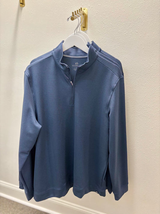 Men's Dress Blue Schooner Quarter Zip