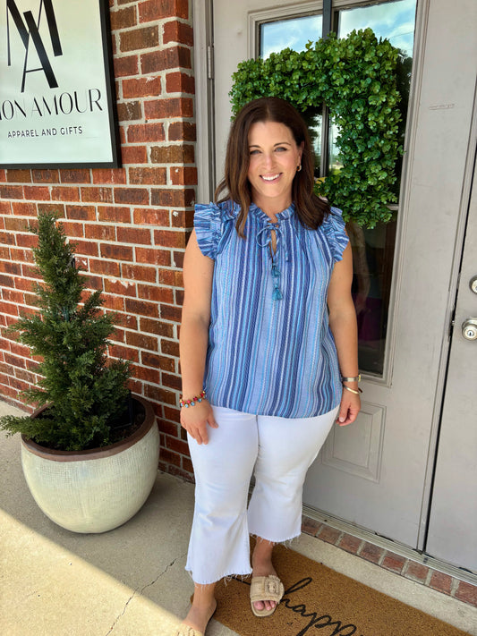 Breezy Bay Tassel Top