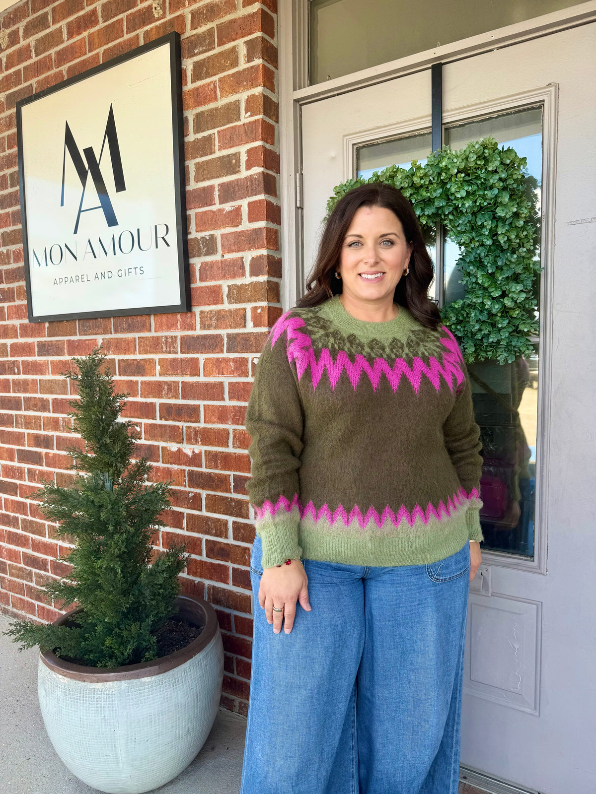 Olive You More Sweater