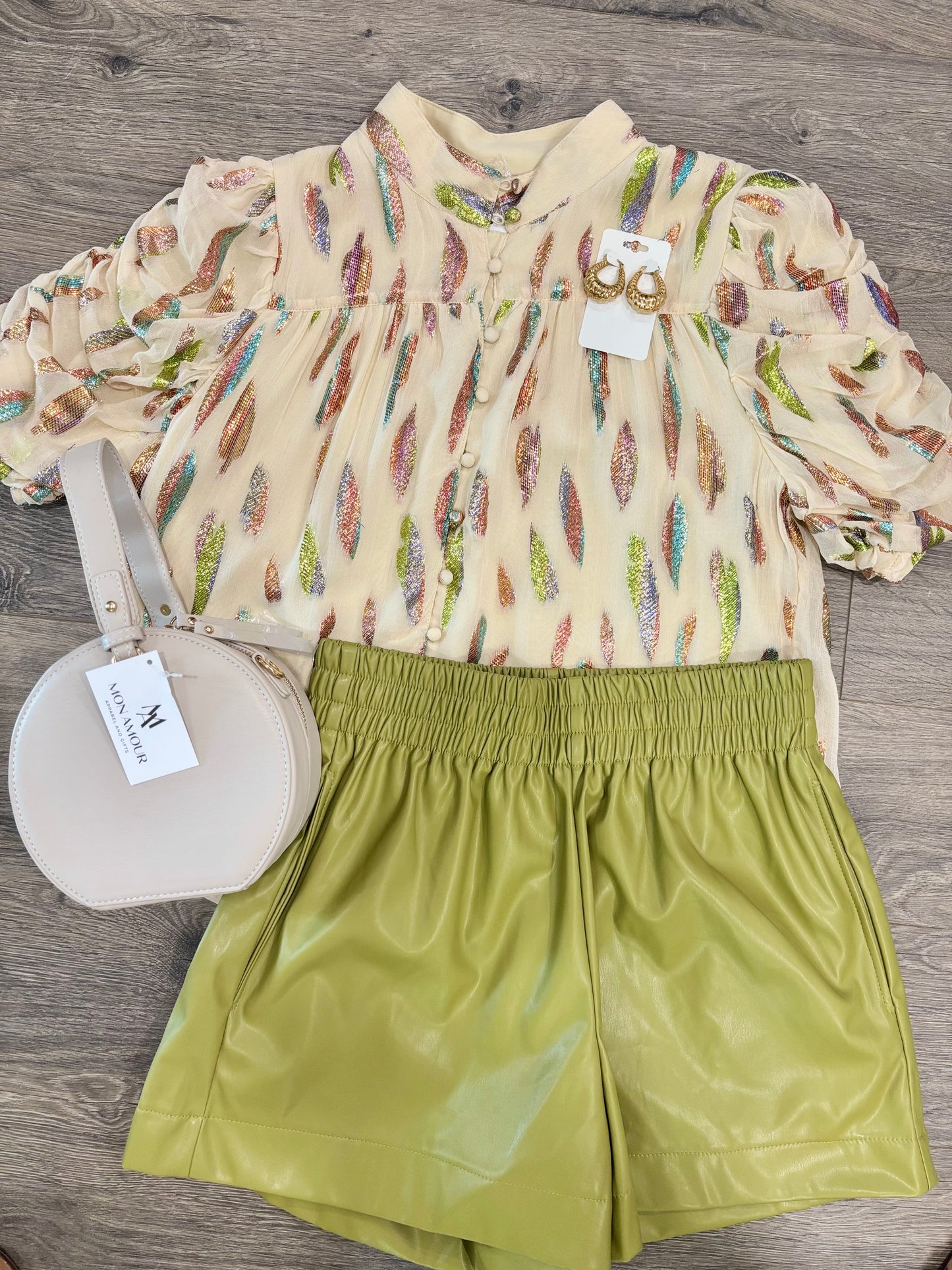 Avocado Leather Legal Shorts