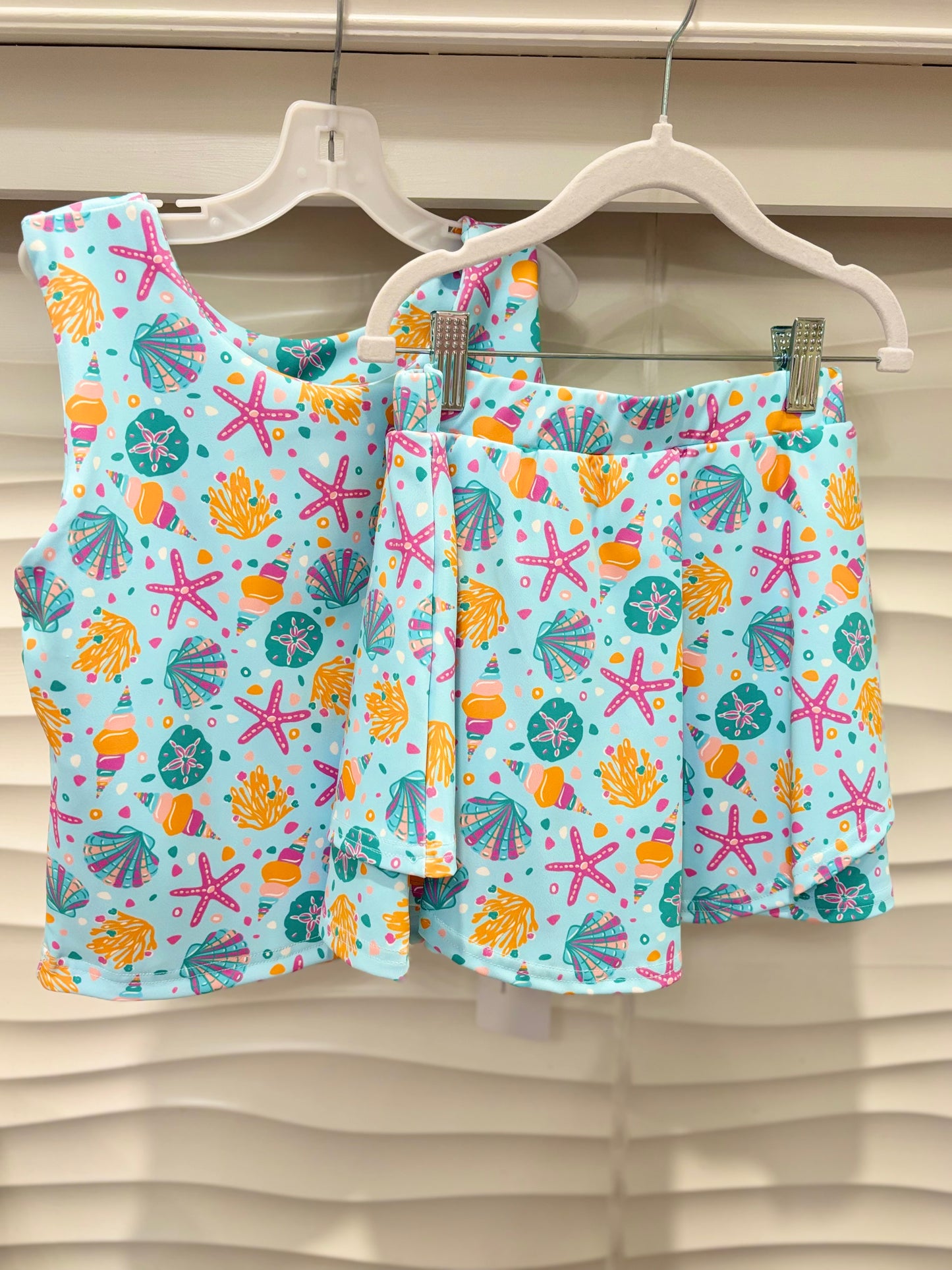 Seashell Athletic Skirt Set