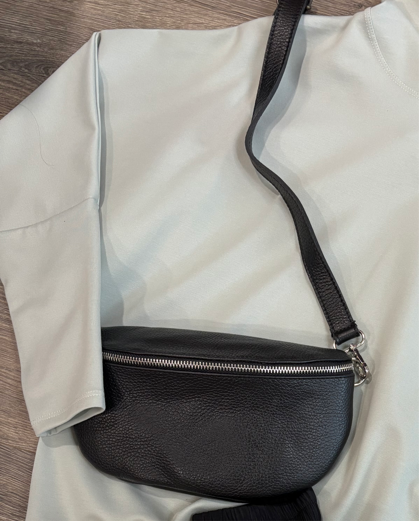 Leather Side Saddle Hand Bags
