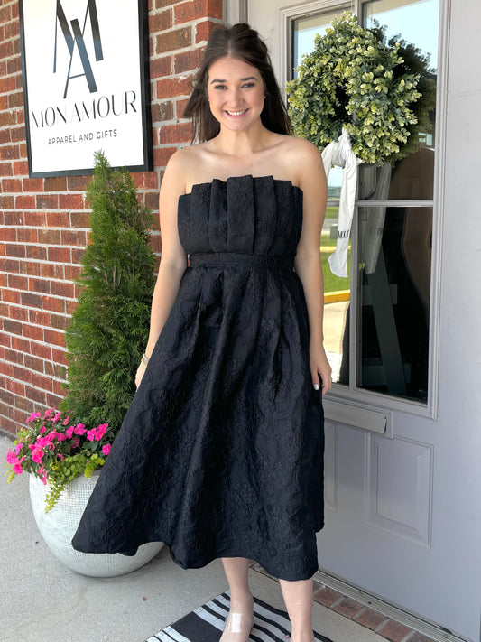 Badgley Black High Low Dress