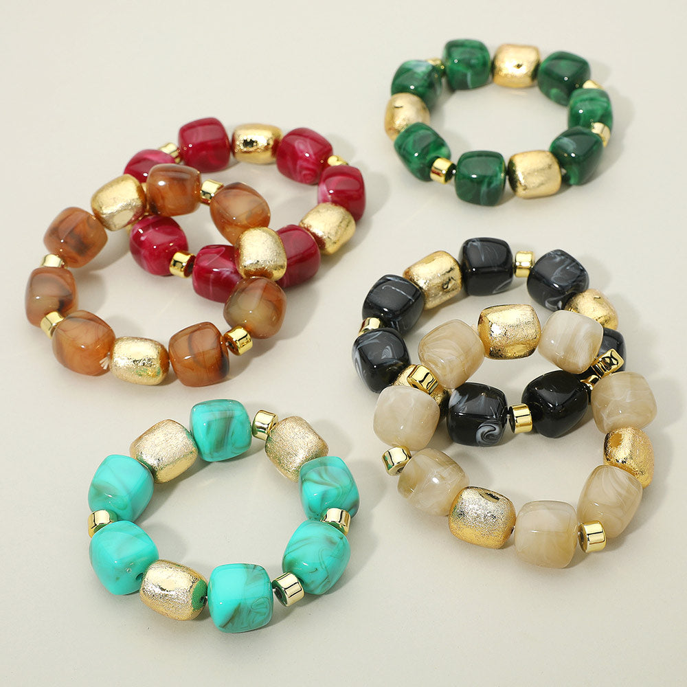 Chunky Marble Bracelet