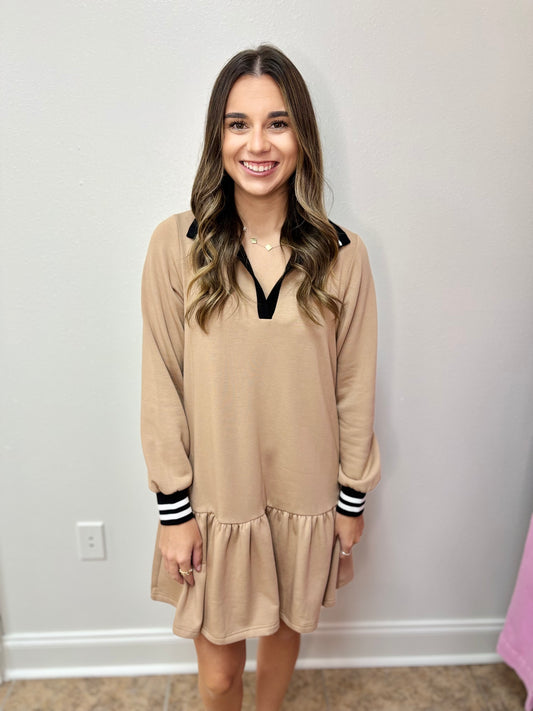 Georgia Latte Dress