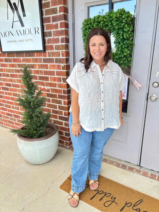 Easy Breeze Button Down