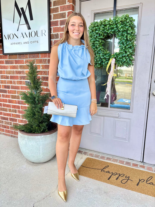 Blue Belle Mini Dress