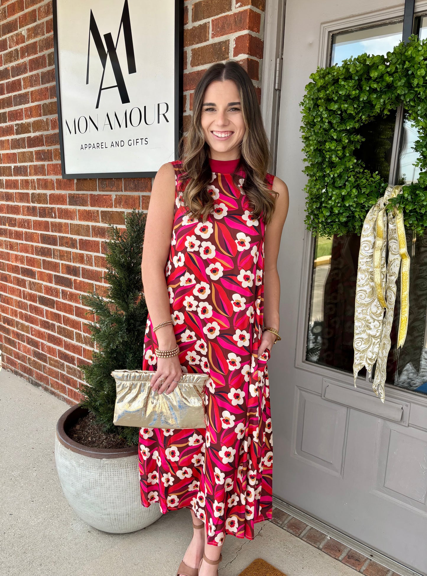 Mindy Multi Floral Maxi