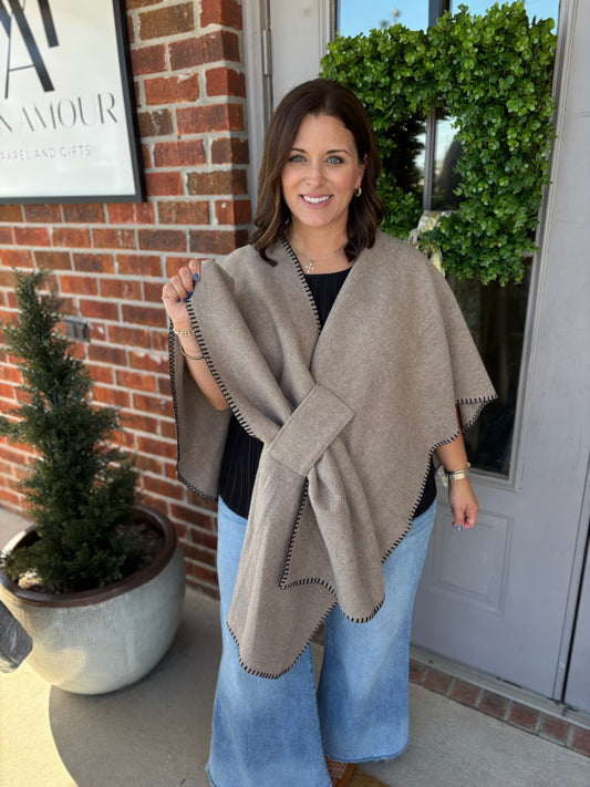 Haywood Blanket Poncho