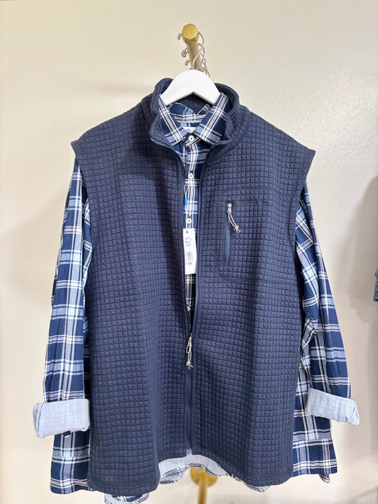 Men's Somerset Plaid Double Cloth Heather Sportshirt