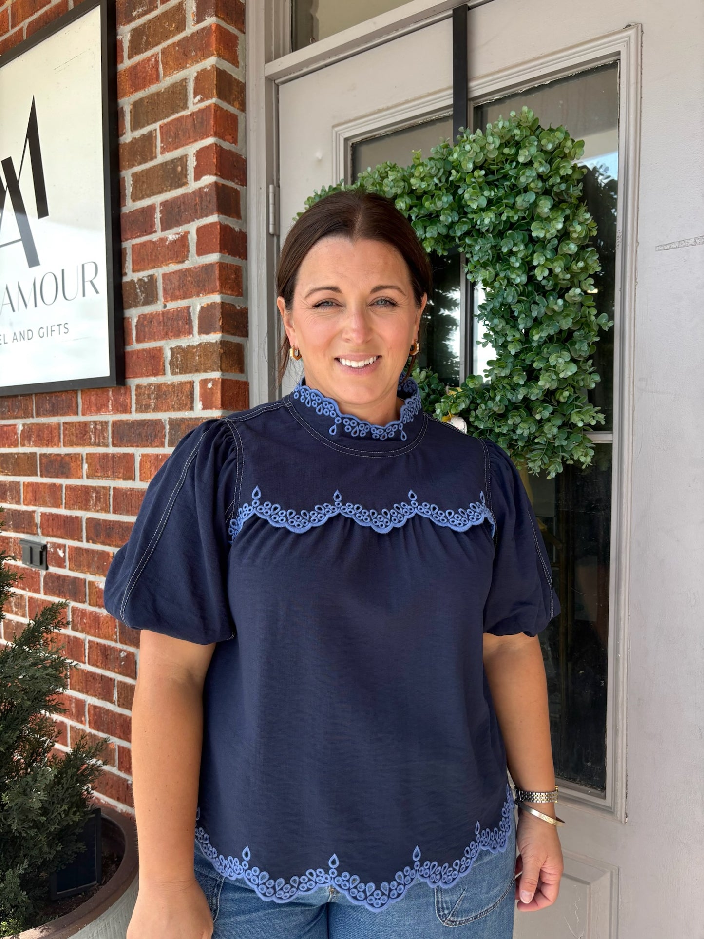 Ella Embroidered Blouse