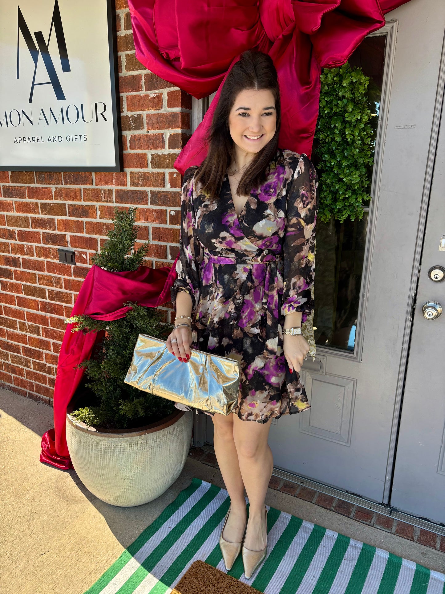 Clotilde Black Mix Dress