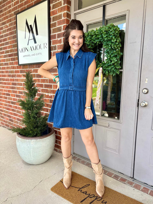 The Charleston Denim Dress