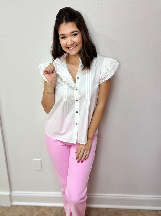 Pink Lady Super High Rise Bootcut Denim