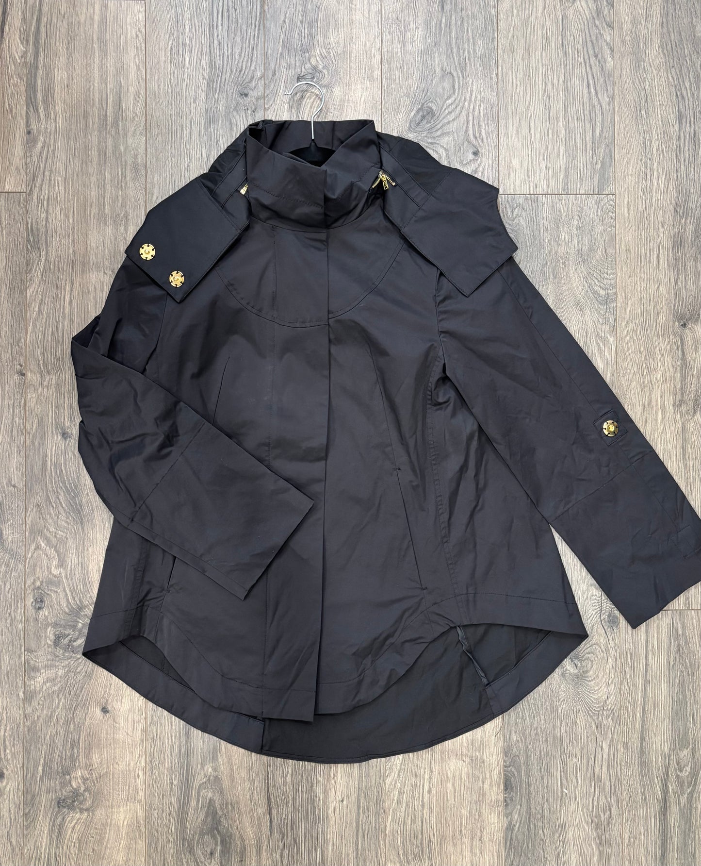 Small Black Savina Rain Jacket