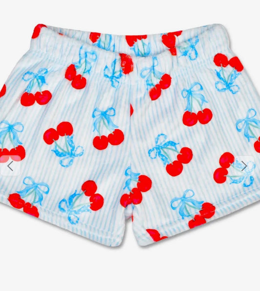 Cherry on Top Plush Shorts
