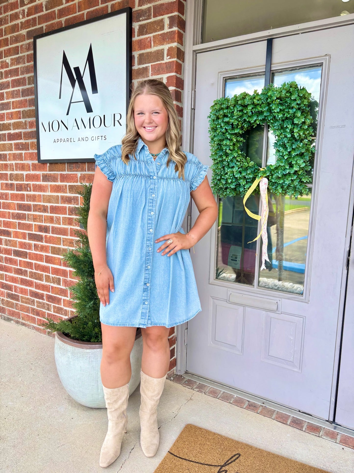 The Maison Chambray Dress