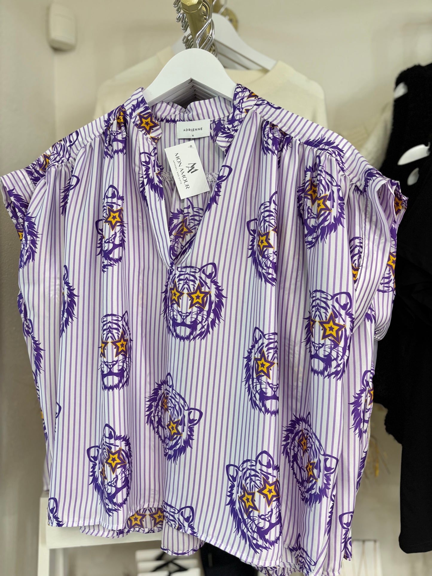 Purple Gaze Tiger Top