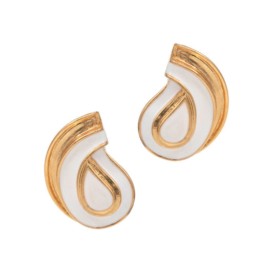 Enamel Abstract Earrings