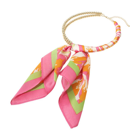 Abstract Bubble Chain Scarf