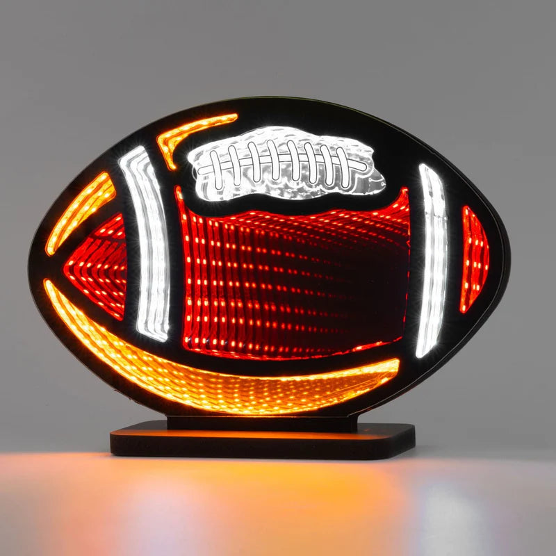 Infinity Mirror Effect LED Football Light