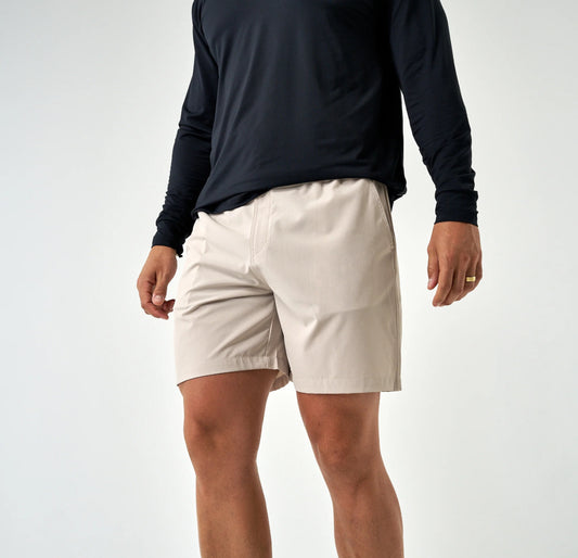 Everyday Short - Light Khaki - Into The Wild Pocket
