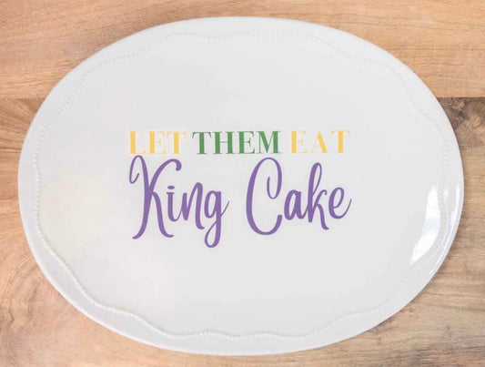 Let Them Eat Cake Platter