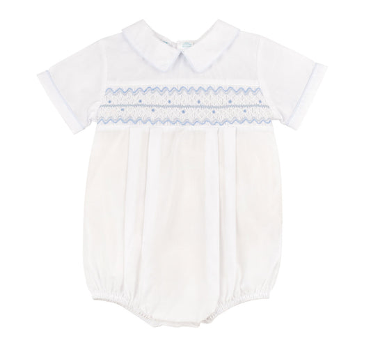 Boys Wave Smocked Romper