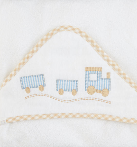 Train Appliqué Bath Towel