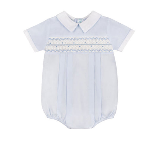 Feltman Boys Wave Smocked Romper