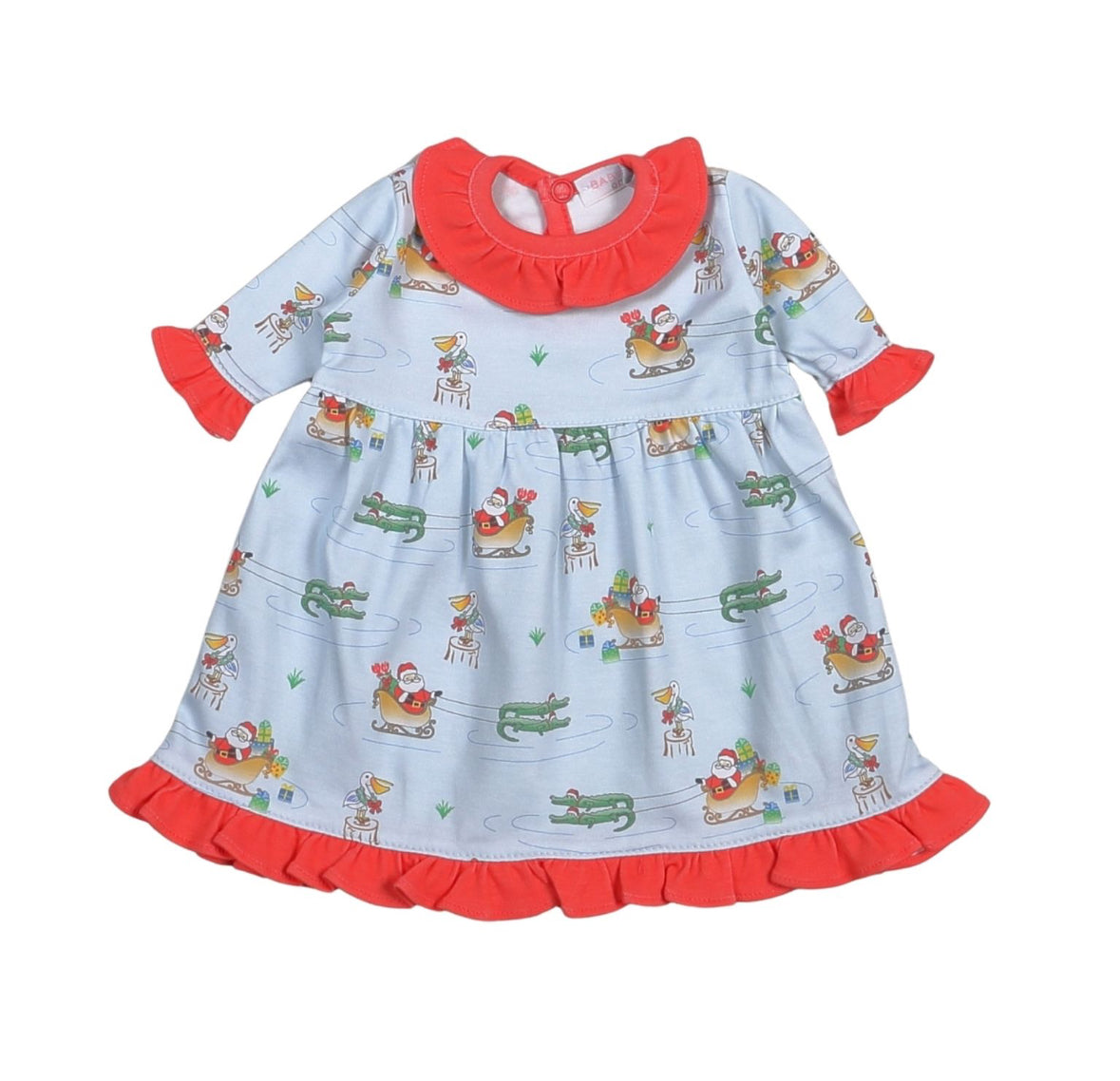 Cajun Christmas Pima Doll Morning Gown