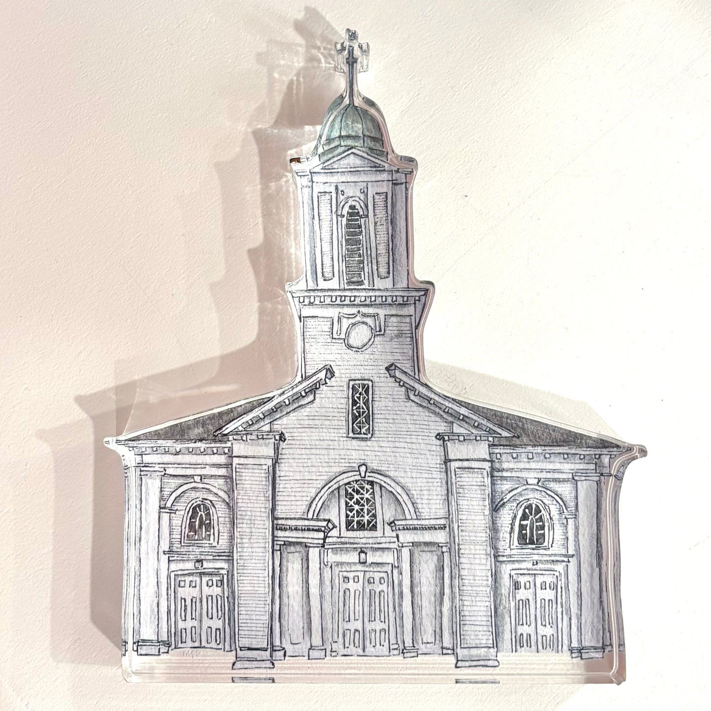 St. Philip Church Acrylic Block