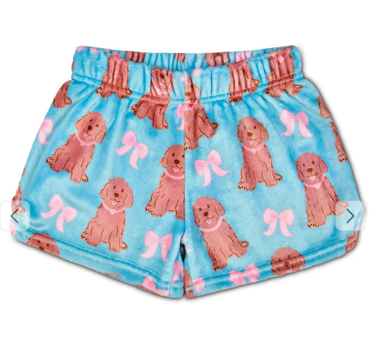 Pretty Pups Plush Shorts