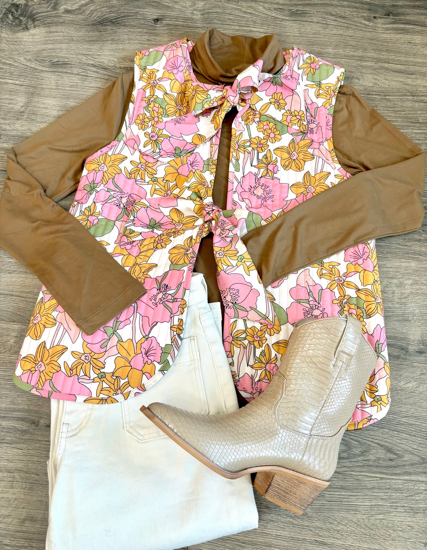 Floral Loral Vest