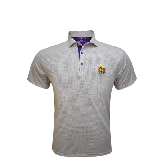 LSU Checkers Polo