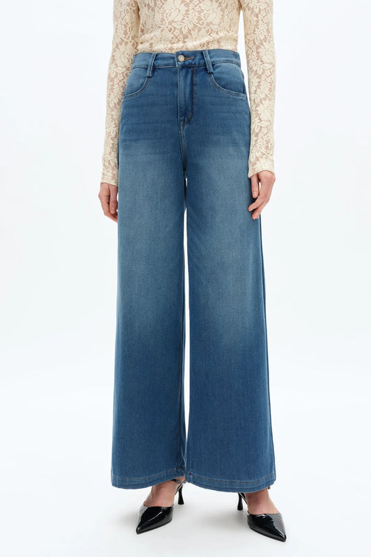 High Rise Rag Wide Leg