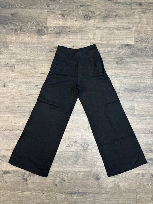 Black Shimmer Bell Dress Pant