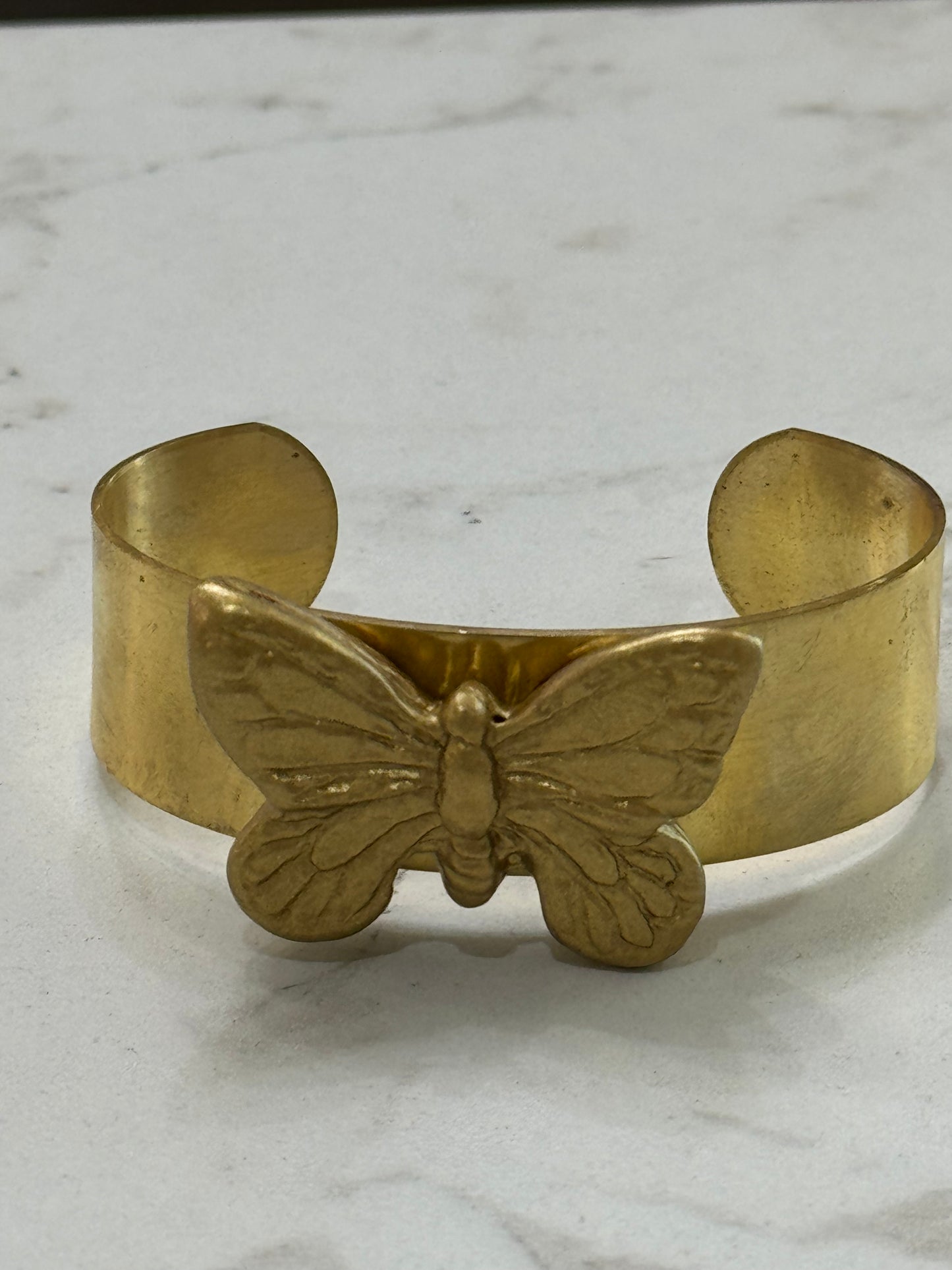 CC Medium Butterfly Brass Cuff