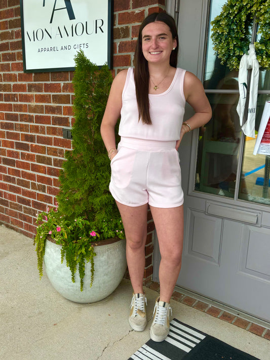 Sweet Pink Polly Romper