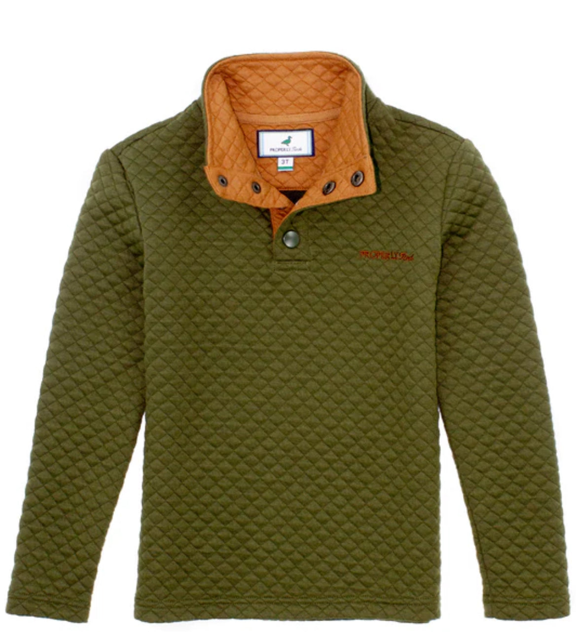 Boys Club Pullover- Olive