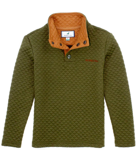 Boys Club Pullover- Olive