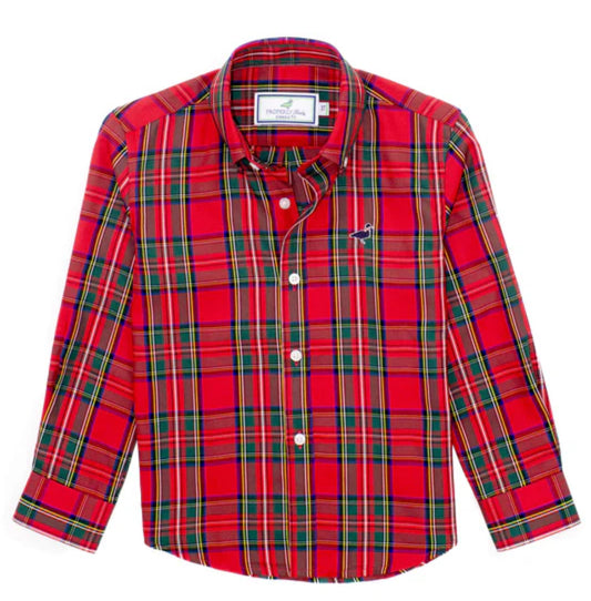 Boys Seasonal Sportshirt Yuletide