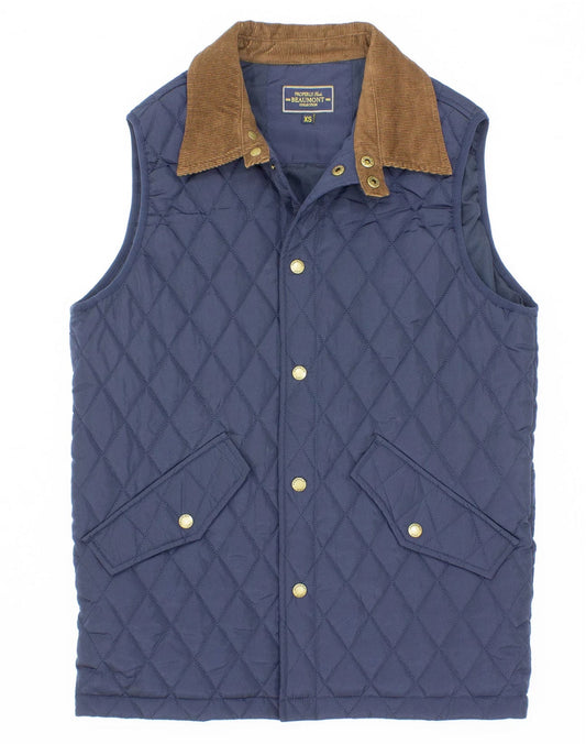 Boys Beaumont Vest- Navy